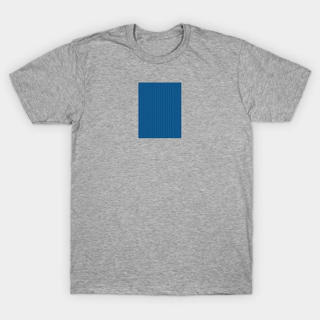 Herringbone Pattern - Classic Blue T-Shirt by NolkDesign